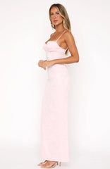 Poppy Dream Maxi Dress Baby Pink