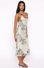 Tropic Like It's Hot Midi Dress Vintage Muse