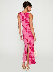Fionna Floral Maxi Dress Pink