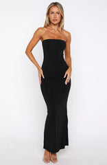Platinum Maxi Dress Black