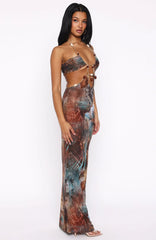 The Empress Maxi Dress Ophidian Feather