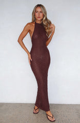 Centre Of Attention Maxi Dress Chocolate