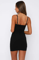 I Know You Tried Mini Dress Black